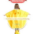 thumbnail image 3 of Poncho Imperméable à Capuche pour Enfants, Durable, Portable, Cape de Pluie pour Garçons et Filles, 3 of 6