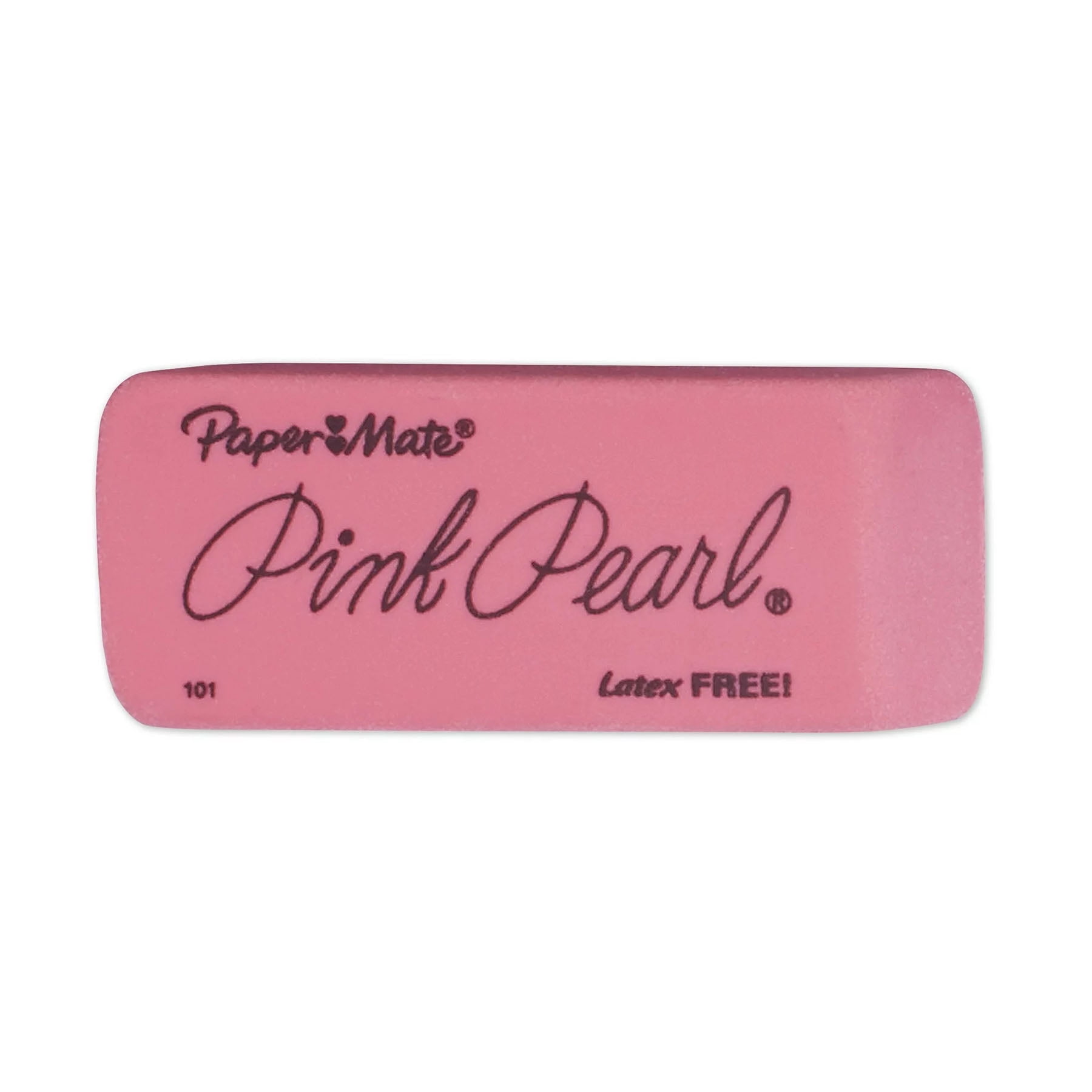 Paper Mate Pink Pearl Eraser, Large, 12 Per Pack, 3 Packs