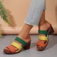 thumbnail image 6 of Mostsola Open Toe Sandals for Women 2025 Fashion Gladiator Sandals Hollow Out Strappy Heels, 6 of 8