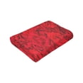thumbnail image 6 of Kll Fleece Blanket Plush Throw Blanket Red Rose,Soft Fuzzy Cozy Flannel Blanket For Couch Sofa Bed.(50"X40"), 6 of 9