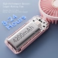 thumbnail image 3 of Ventilador portátil GOCKERA F01, batería de 4200 mAh, 5 velocidades con pantalla, 3 of 6
