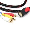 thumbnail image 3 of HLONK Adaptateurs de test 3RCA vers HDMI-compatible Fil Tressé 3RCA vers HDMI-compatible, 3 of 5