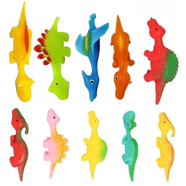Dino Flying Catapulta Toys 10-100 PCS Slingshot Dinosaur Finger