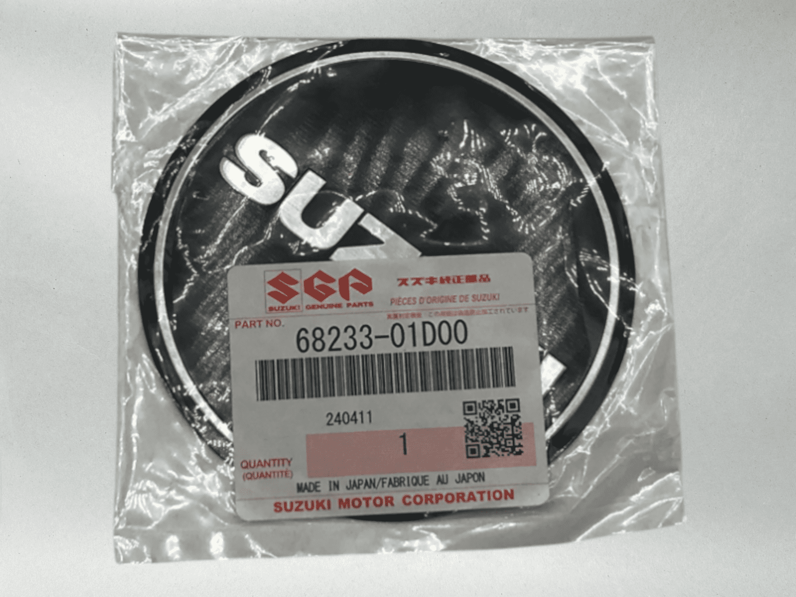suzuki Genuine OEM RT SIDE EMBLEM BADGE 1989-02 GS500E MAGNET 68233-01D00