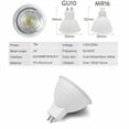 thumbnail image 3 of Bombilla LED GU10 B22 para interiores y exteriores, foco de ahorro de energía de 7w, ángulo de haz de 24 °, 10 piezas, E27, E14, MR16, 110V, 220V, 3 of 4