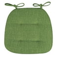 thumbnail image 6 of D-Shaped Chair Cushions, 1.2" Thick Dining Pads with Ties and Removable, Machine-Washable Cover 16x16 inch Memory Foam Cushions Design Non- Kitchen Seat Cushion Machine Washable, 6 of 9