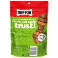 MilkBone GnawBones Rawhide Free Dog Chews with Real Peanut Butter, LongLasting Mini Dog Treats