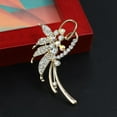 thumbnail image 4 of Broche de cristal Hugo Broche de oro cristalina, 4 of 8