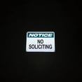 thumbnail image 5 of TRADESAFER No Soliciting Sign, Wall Notice Signs, 14” x 10”, 40 Mil Aluminum Safety Sign, 5 of 6
