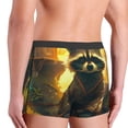 thumbnail image 3 of KLL Tree Meditating Raccoon Men's Cotton Boxer Briefs Underwear-X-Large, 3 of 8