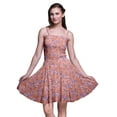 thumbnail image 1 of Bimba Robe Soleil Mini pour Femmes à Bretelles Spaghetti, Haut à Taille Smockée Imprimé Floral - Grand, 1 of 5