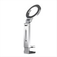 thumbnail image 1 of Soporte Magnético Universal para Teléfono Travel Essential Soporte de Teléfono de Avión Manos con Rotación Flexible para Teléfono Inteligente-Plata, 1 of 5