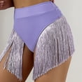 thumbnail image 2 of Aayomet Women's High Waisted Swim Shorts Swim Control Women Bottoms Ruched Drawstring Swimwears Tankinis Set (Purple, S), 2 of 5