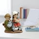thumbnail image 5 of Figura de la Natividad de la Sagrada Familia, minidecoración, adorno religioso, regalo de Navidad Paseo en burro, 5 of 9