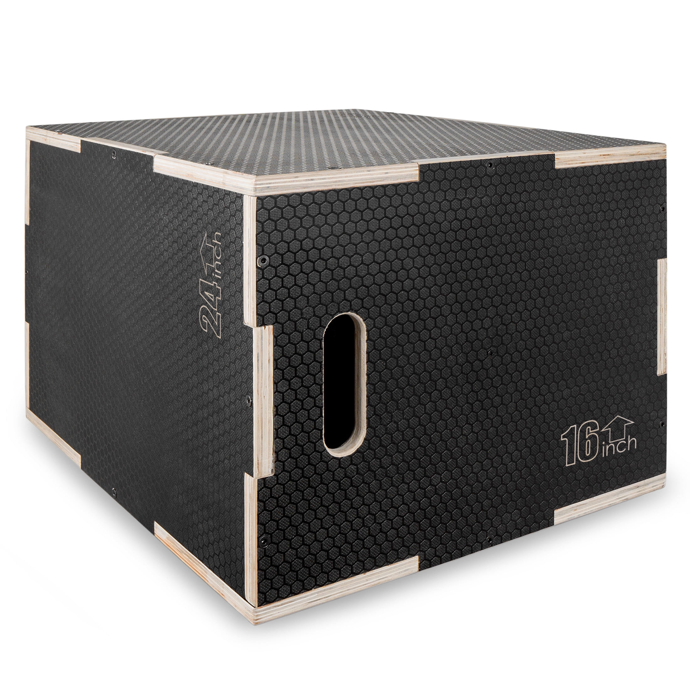ProsourceFit 3-in-1 Wood Plyometric Jump Box for Cross-Training Agility