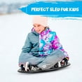 thumbnail image 7 of Slippery Racer Downhill Pro Batman Plastic Saucer Disc Snow Sled (3 Pack), 7 of 7
