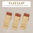 thumbnail image 2 of WHAMVOX 3 Pcs Binder Clip Cute Paper Clips Bill Folder Office 7X2.3X1.1cm, 2 of 7
