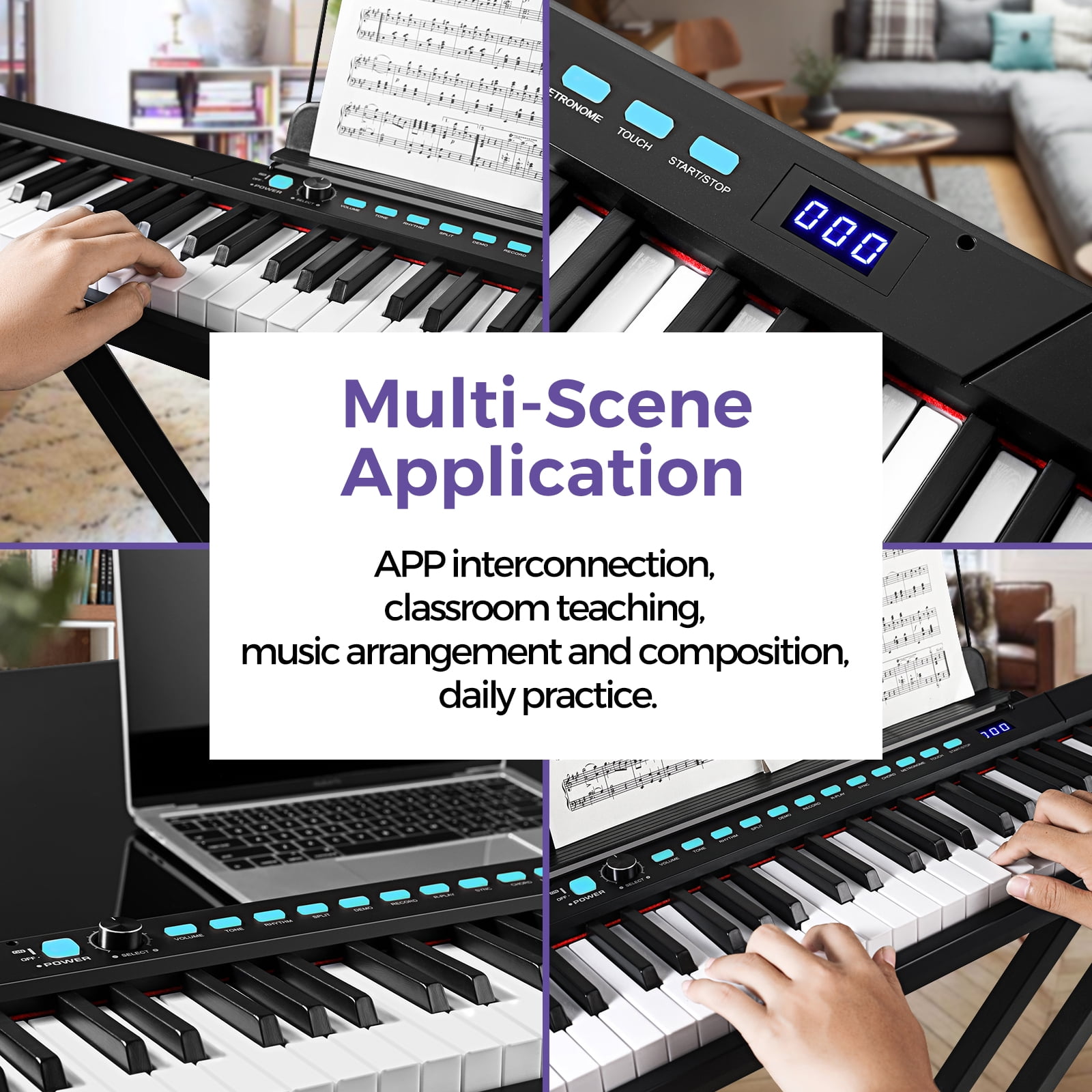 Buy Starfavor 88Key Keyboard Electronic Keyboard Piano for Beginner, X