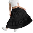 thumbnail image 5 of Girls' Casual Tiered Maxi Skirt with Elastic Waist, 5 of 7