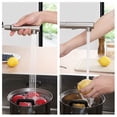 thumbnail image 2 of Durable Stainless Steel Kitchen Faucets, Easy Installation And Rust Resistant Finish, Modern Design With Two Spray Modes For Your Kitchen Sink (Brushed Stainless Steel), 2 of 5