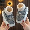 thumbnail image 3 of Akiihool Slippers Kids Kids Winter Indoor Household Shoes Toddler Boys Girls Cartoon Warm Winter House Shoes (Grey,10.5), 3 of 5