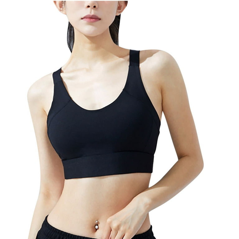 Strong Support Sports Bras for Women Comfortable B/C Cup Smooth Face No  Steel Ring Gathering Bra Womens Bras (Black, 75) : : Clothing,  Shoes & Accessories