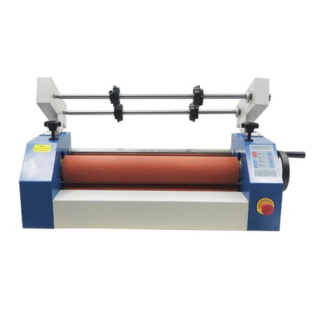 25" Semi-auto Electric/Manual Cold Laminating Machine 110V Cold Roll Laminator Without Stand