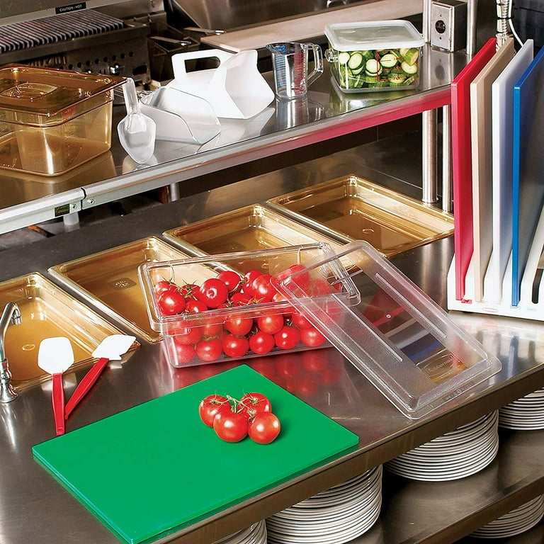 Rubbermaid FG330400CLR 12 x 18 x 9 Clear Plastic Food Box 