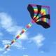 thumbnail image 3 of Mano Colorida Fácil Volar Iris profesion para , Borde negro Yotijar cometas para niños, 3 of 6
