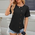 thumbnail image 7 of Tops for Women Trendy Girl Workout Too Maternity Shirts Women Dressy Juniors Summer Tops Blouses Full Sleeve Loose Fit Tee Lace Shirt Blouse Long Sleeve Vest Running Shirt plus Summer for Black M, 7 of 7