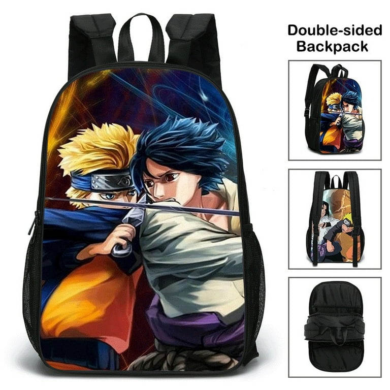 SeekFunning Anime Naruto Sided Backpack,Naruto College School Bookbag  Travel Laptop Backpack School Gifts for Kids - Walmart.com