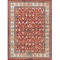 thumbnail image 3 of Traditional 5x8 Area Rug (5'3'' x 7'3'') Oriental Red, Cream Living Room Easy to Clean, 3 of 9