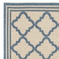 thumbnail image 5 of SAFAVIEH Beach House Nima Trellis Indoor/Outdoor Runner Rug Cream/Blue, 2' x 8', 5 of 7