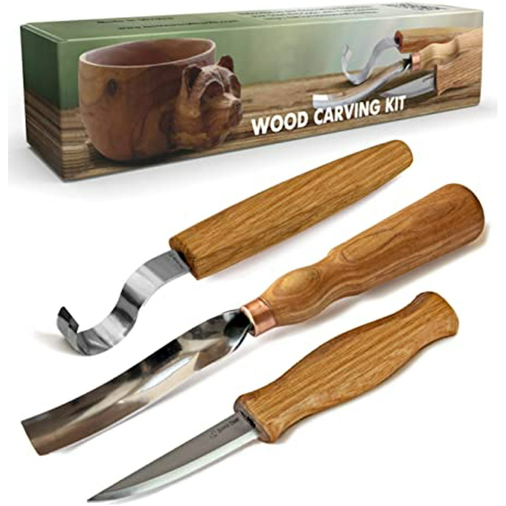 BeaverCraft S14 Wood Carving Tools Kit Wood Carving Set Wood Carving