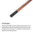 thumbnail image 4 of 20pcs 8mmx305mm(5/16"x12") Carbon Arc Air Gouging Rods Copper Graphite Coated Gouging Electrode Rods, 4 of 6