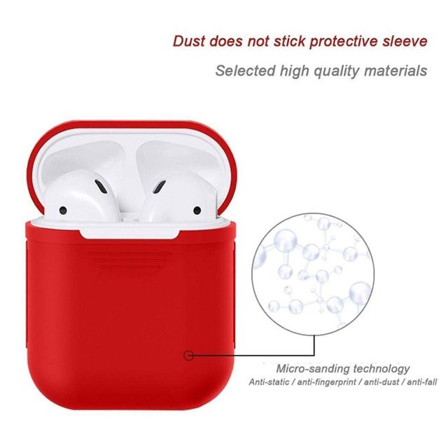 Funda de silicona para carga de auriculares, funda protectora para Auriculares inalámbricos con Bluetooth