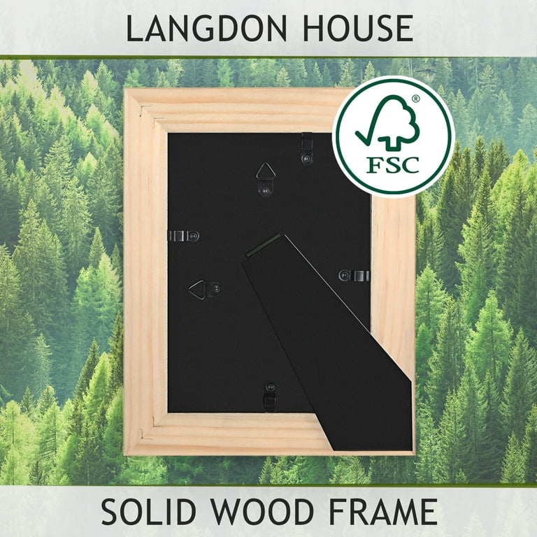 Langdon House 4x6 Cherry Stained Solid Wood Picture Frames