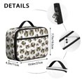 thumbnail image 6 of Green Cat Head White Pattern Insulated Lunch Bag Teens,Bento School Lunch Bag for Teens for Work,Picnic or Travel 10.6x7.7x4.3 Inches,12 Can Capacity, 6 of 6