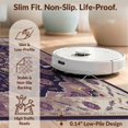 thumbnail image 6 of Design&I 9'x12' Washable Area Rug Snag-Free Purple Showcasing Para Traditional Decorative Artwork Bedside for Dining Room, Basement, Large Office, 6 of 7
