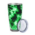 thumbnail image 2 of KLL Green Tie Dye Print 40oz Stainless Steel Insulated Car Cup with Spillproof Lid - Keep Your Drink Hot or Cold on the Go-Without Straw, 2 of 8