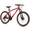 Red, variant on Cybic 26 inch Mountain Bike for Adults, Lightweight Aluminum Alloy Frame 21-Speed MTB Bicycle with Front Suspension & Dual Disc Brakes, Blue