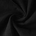 thumbnail image 4 of DDAPJ pyju Summer Shorts for Men Drawstring Cotton Beach Shorts Baggy Comfy Lounge Shorts with Pockets Black XXXL, 4 of 7