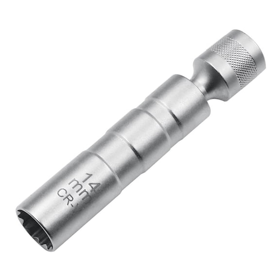 3/8-Inch Drive Thin Wall Magnetic Swivel for Spark Plug Socket 12-Point for Spark Plug Socket Removal Tool 14mm Professi