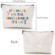 thumbnail image 2 of Bolsa de maquillaje de animadora, bolsa de lona para cosméticos, estuche multiusos para bolígrafos, neceser con cremallera, neceser de viaje, monedero, kit de supervivencia portátil., 2 of 6