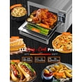 thumbnail image 2 of Nuwave Bravo XL Pro Air Fryer Horno tostador con parrilla combinada, nuevo sistema de convección ultrarrápido 2025, 35% más crujiente, 2 veces más uniforme, 142 ajustes preestablecidos, 50-500F, sonda, 2 of 5
