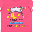 thumbnail image 4 of Inktastic I Love My Grandma to the Moon and Back Cute Sheep Boys or Girls Toddler T-Shirt, 4 of 5