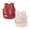 Burgundy & Rose, variant on Tiny Twinkle Mess-Proof Apron Waterproof Food Bibs | Baby & Toddler | Multi-Pack Sets