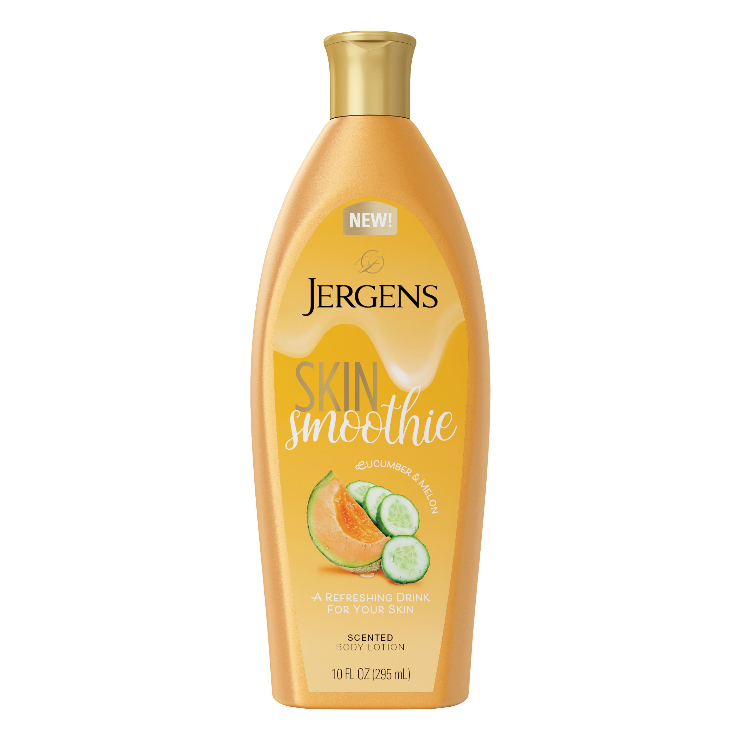 Jergens Skin Smoothie Cucumber & Melon Scented Body Lotion, with