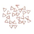 thumbnail image 3 of Card Clip Holder, Name Card Clips Triangular Shape Lightweight Portable  for Office for File Classification for Home Rose Gold,Silver, 3 of 7