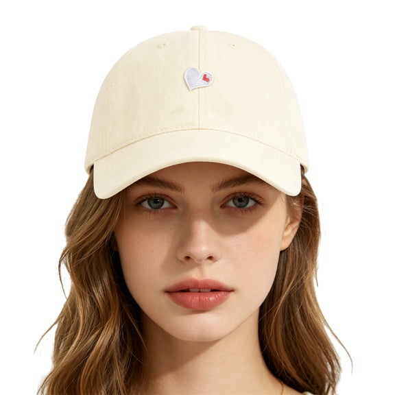 MEICHEN College Style Loving Couple Baseball Caps Girls' Summer Sunshade and Sun Caps Korean Version Student's Versatile Baseball Caps For
